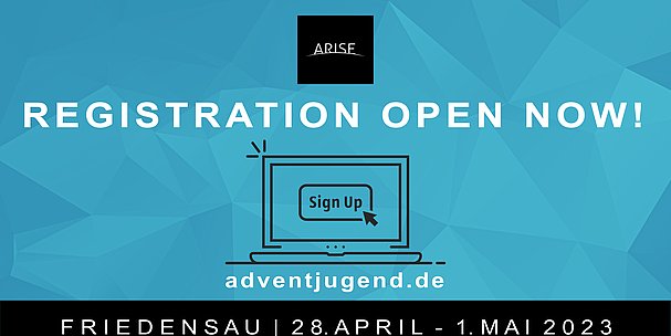 Anmeldung offen - ARISE intensive 2023